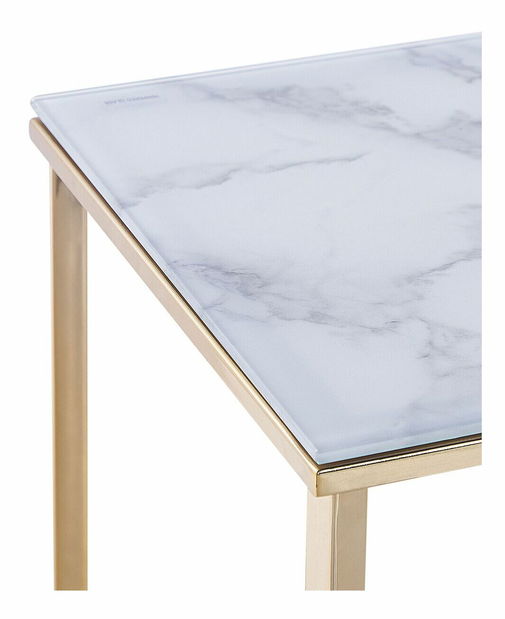 Măsuță consolă Rosey (alb)