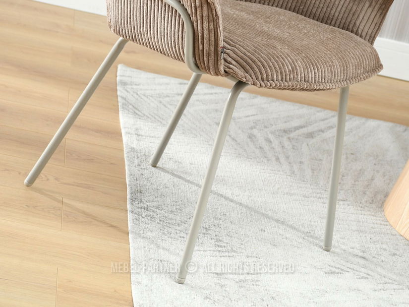 Scaun Val (karamel + bej)