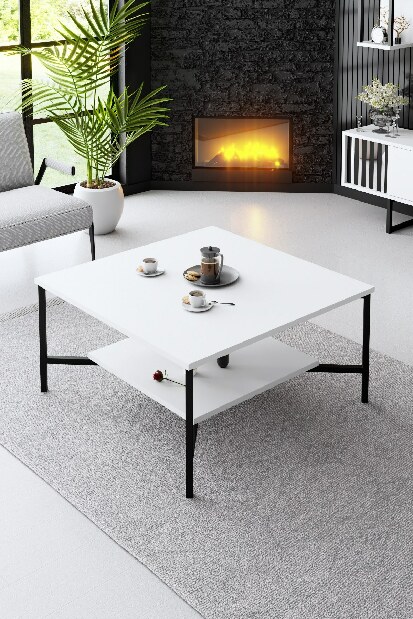 Mobilier living Buon (Alb + Negru)