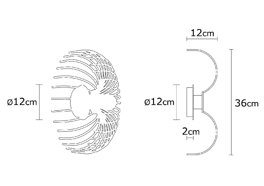 Iluminat de perete Aspie 645