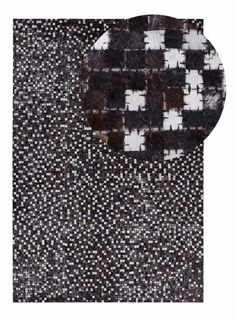 Covor 140x200 cm AKISA (piele) (maro)