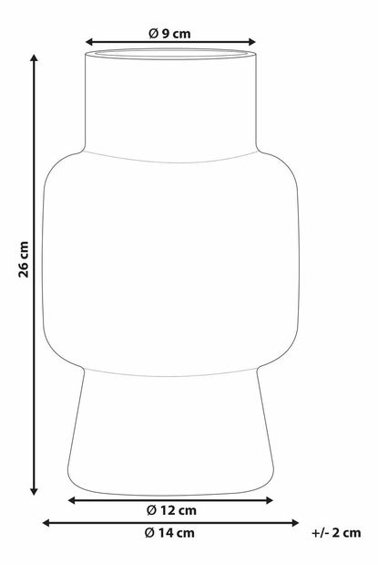 Váza Megza (szürke)