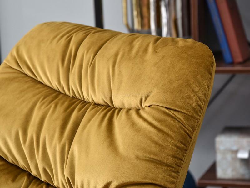 Fotel Lusil (arany + fekete)