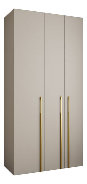 Ruhásszekrény 120 cm Carmela 50-3 (kasmír + arany)