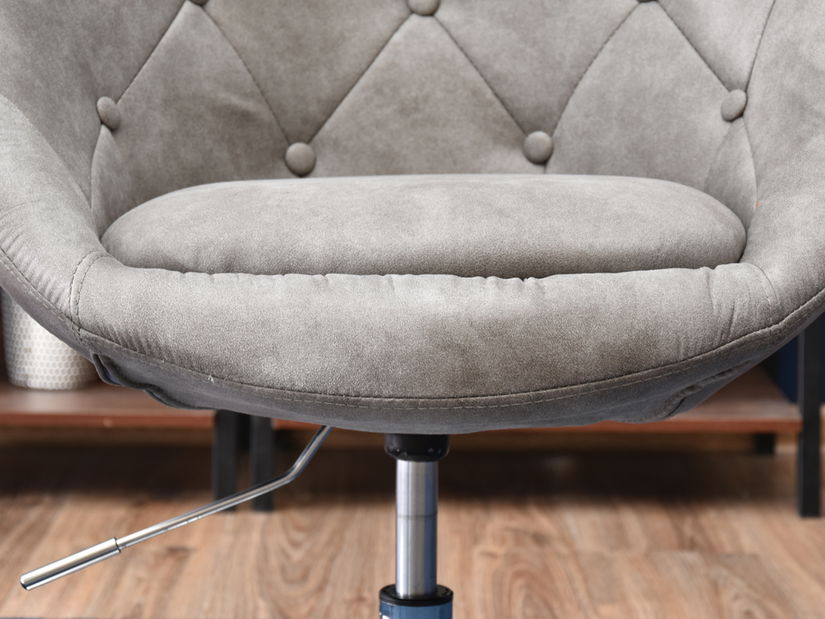 Fotel Lush 4 (szürke + króm)