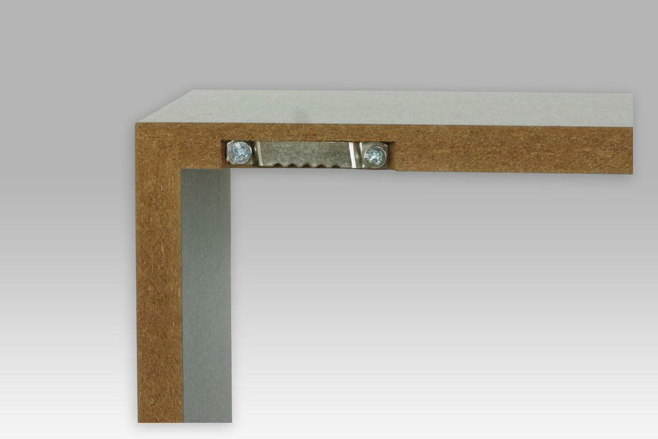 Set 3 rafturi de perete Parto (gri mat)