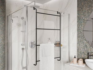 Kupaonski stalak za ručnike Nolan (crna)