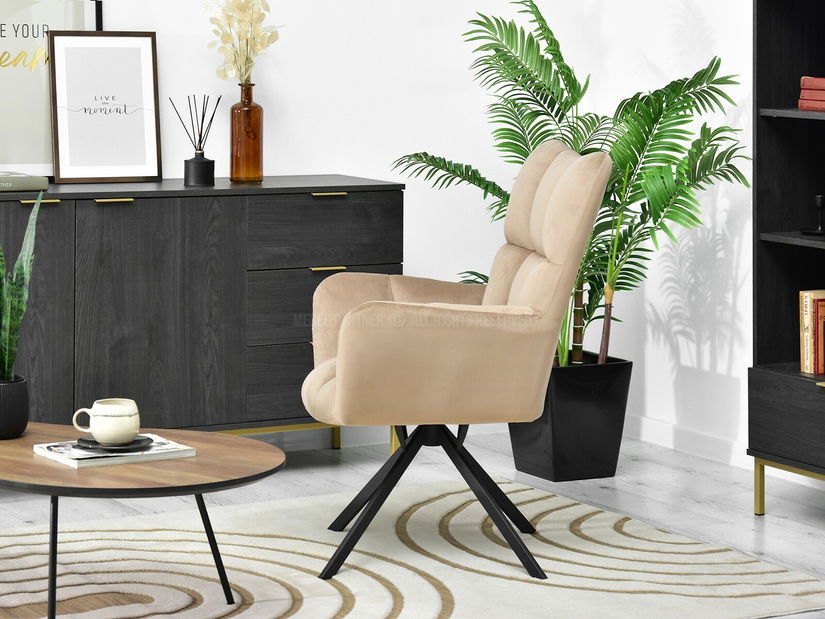 Kreslo Kikino X (béžová + čierna)