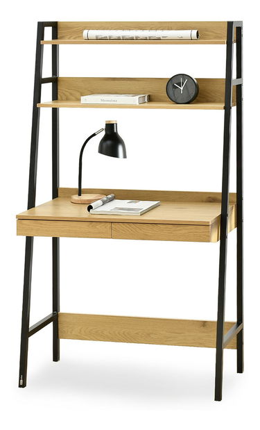 PC stol Bergino (hrast + crna)