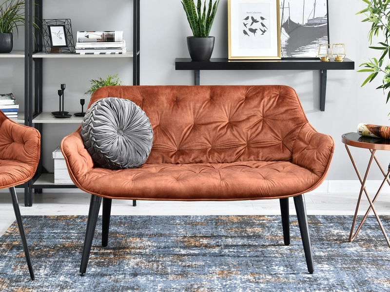 Canapea Igor (cupru + negru)