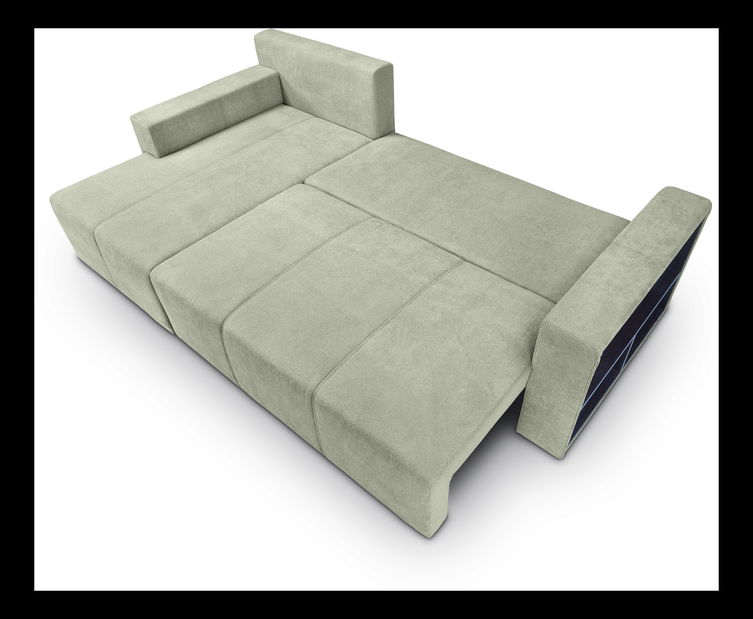 Rohová sedačka BRW Mateo II Lux 3DL URC (béžová) (L)