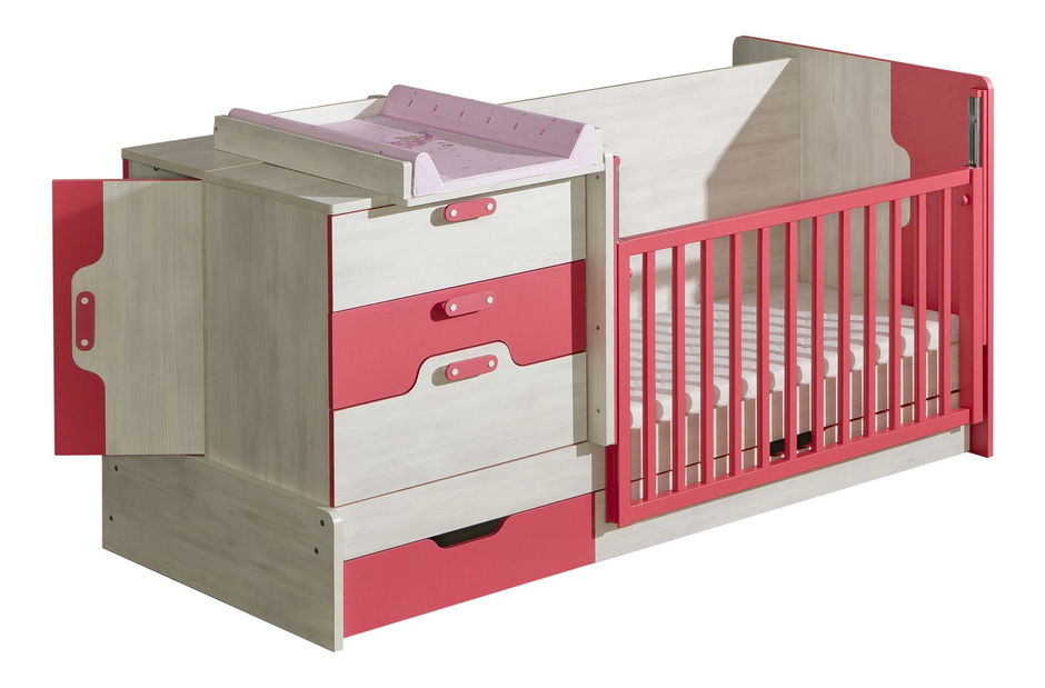 Gyerekágy Neko NU9 (ágyráccsal és tárhellyel)