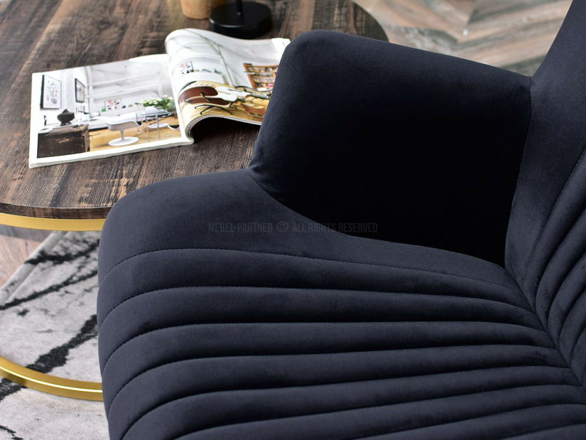 Fotoliu relax Nuttshell (negru)