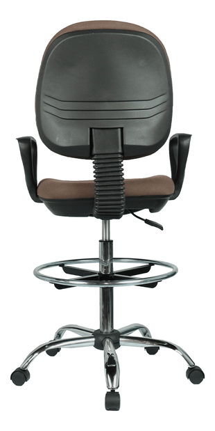 Vyvýšená pracovná stolička Korki (hnedá + čierna)