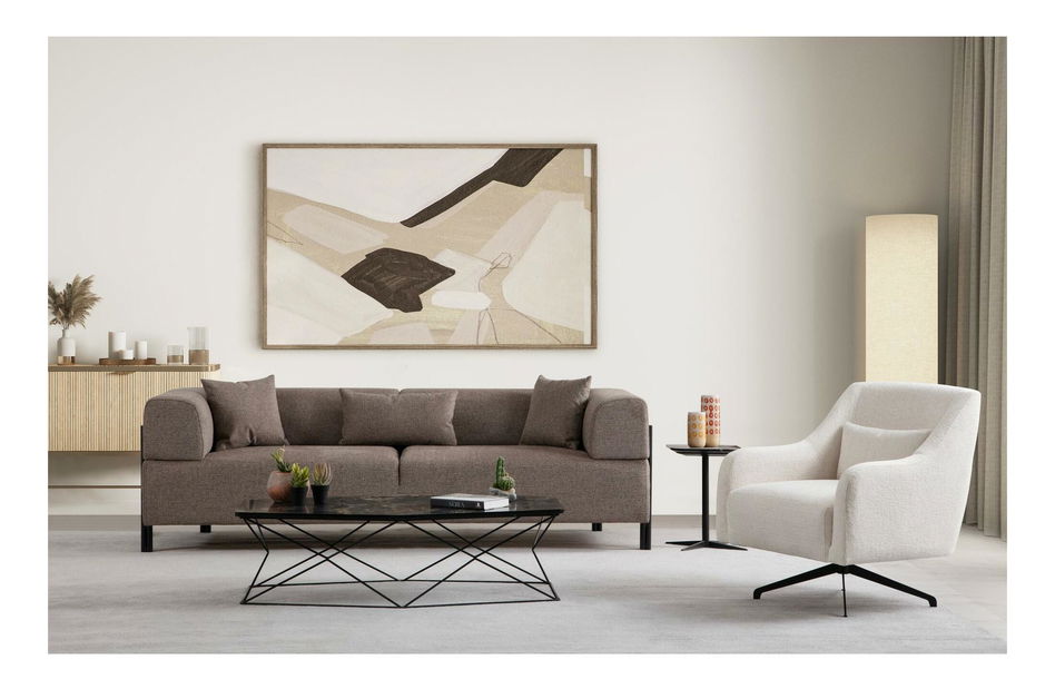 Fotel Ginarutta (fehér + fekete)