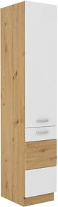 Horná kuchynská skrinka Arryn 40 DK-210 2F (korpus: dub artisan / front: lesk biely)