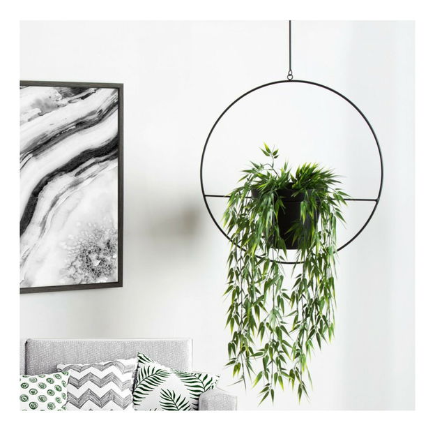 Žardiniéra Wilfred 1 (čierna)