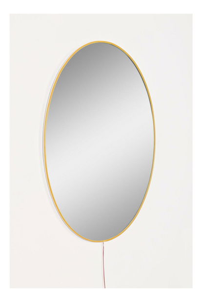 Zrkadlo Nubuki (žltá) (s osvetlením)