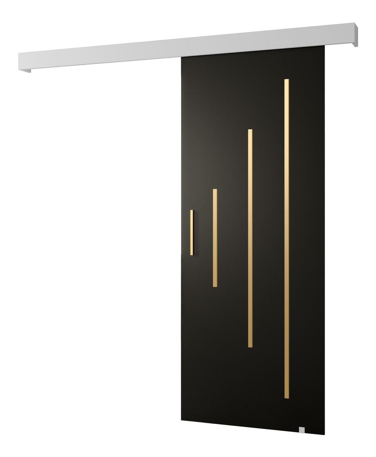 Klizna vrata 70 cm Slavdro 3 (crna mat + bijela mat)