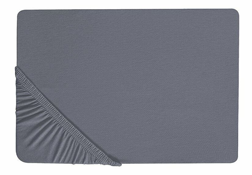 Plahta za krevet 90 x 200 cm Januba (tamnosiva)