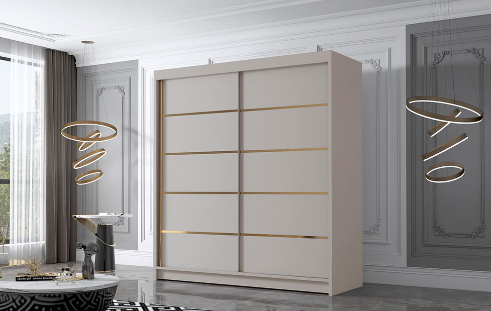 Dulap pentru haine Ballina 1 (cașmir) *lichidare de stoc