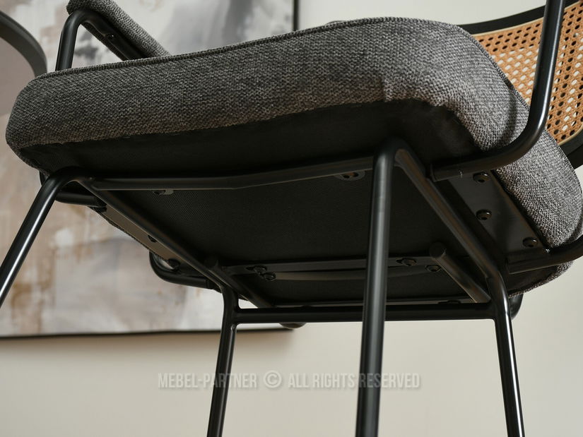 Scaun Cleo (grafit + negru)