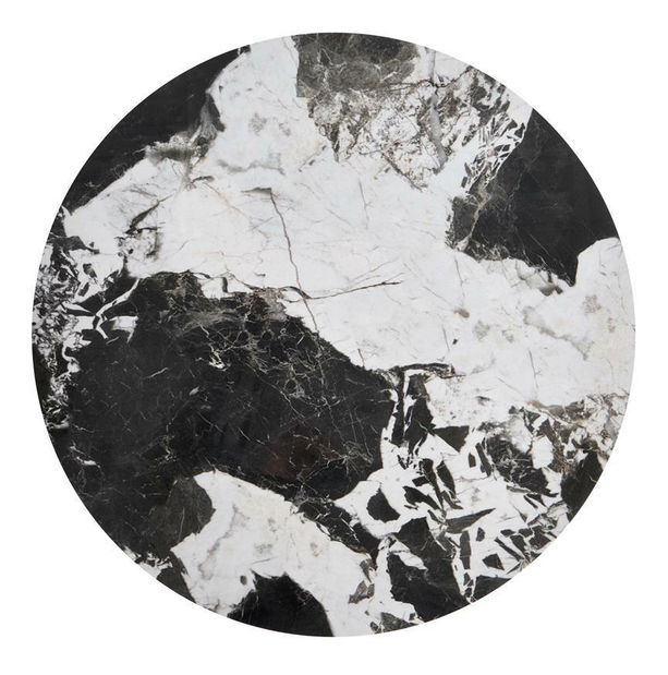 Dohányzóasztal szett (2 db.) Alexis (fekete márvány + fekete)