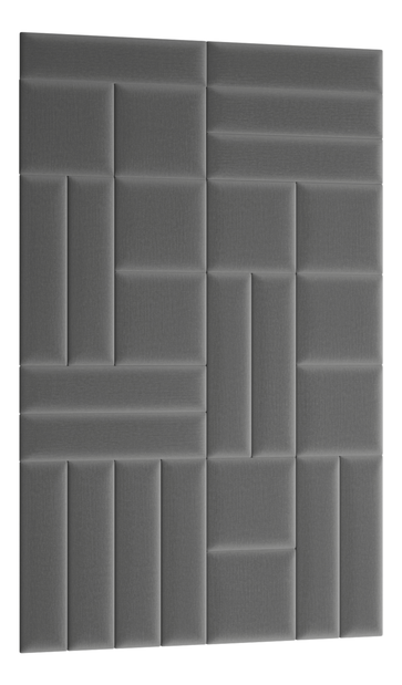 Set 26 panouri tapițate Quadra 120x195 cm (gri deschis) *lichidare de stoc