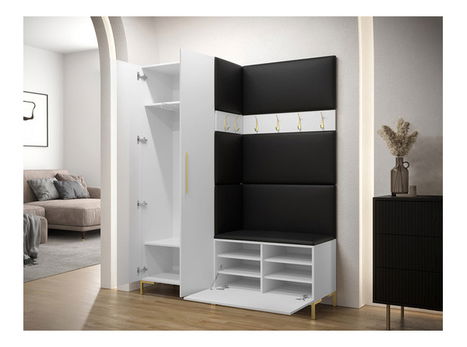 Predsoblje Futura I (crna + bež)