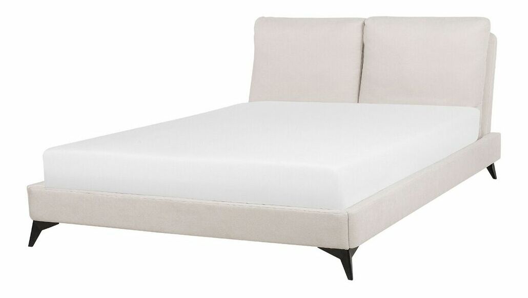 Franciaágy 140 cm MELIA (ágyráccsal) (bézs)