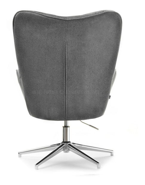 Kreslo Truni (sivá + chrómová)