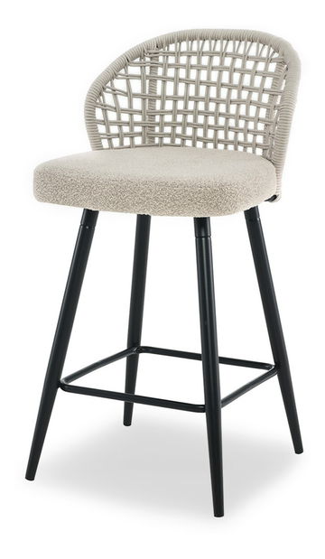 Scaun bar Moan (bej + negru)