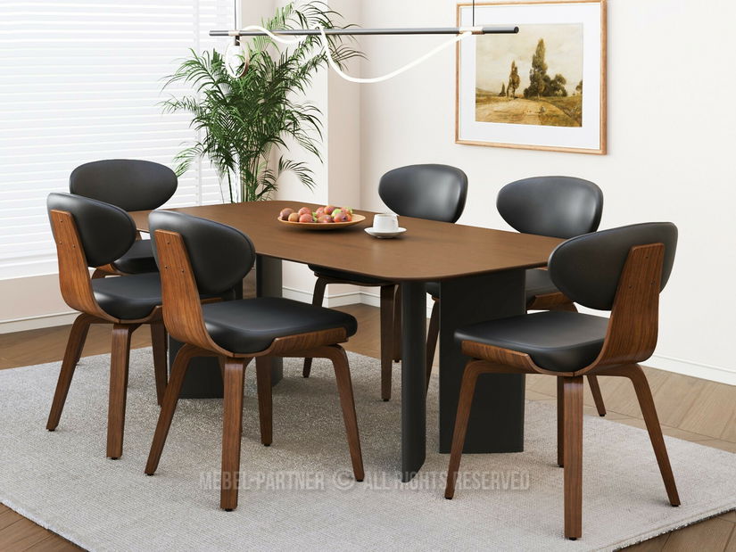 Jedálenská stolička Jugar (čierna)