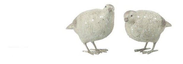 Figurína Jolipa Zvieratko (14x8x11cm) (Béžová + Zlatá) (2ks)