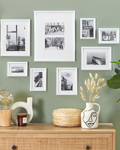 Cadru fotografii 8 buc Garfield (alb)