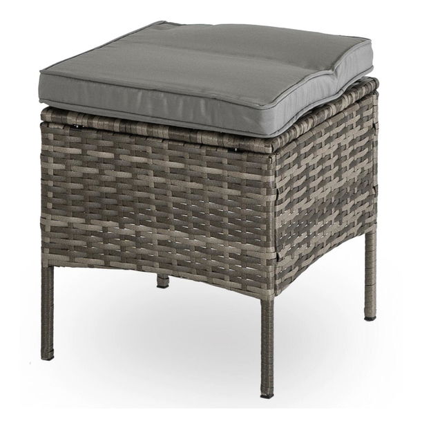 Záhradný set Adaptarlas (sivá) (pre 7 osôb)