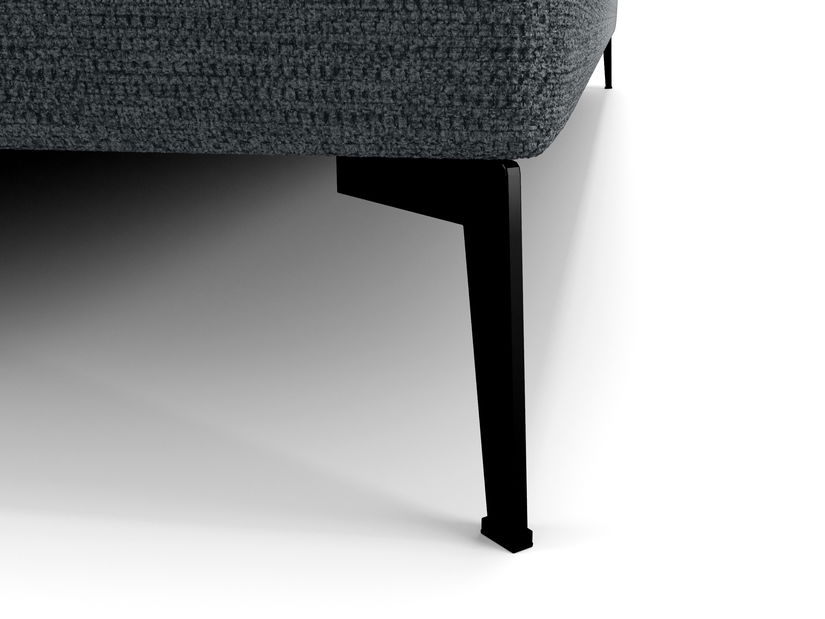 Jednolôžková posteľ 120 cm Infernus Bonell (tmavosivá) (s roštom, s úl. priestorom)