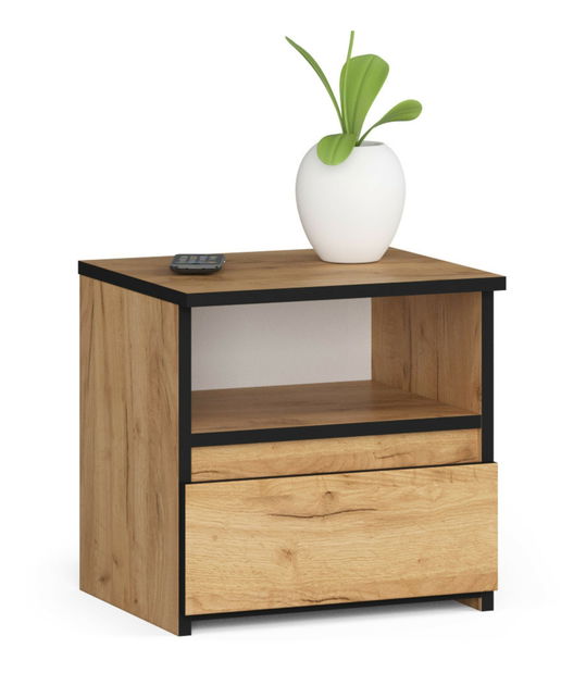 Nočný stolík Cincuenta (dub craft)