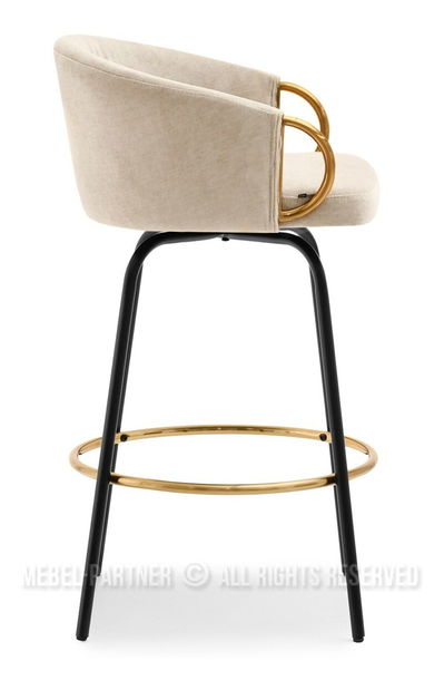 Scaun Carma H (crem + negru)