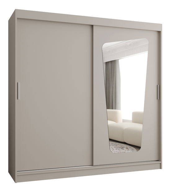 Dulap de haine 200 cm Mokka (Cașmir)