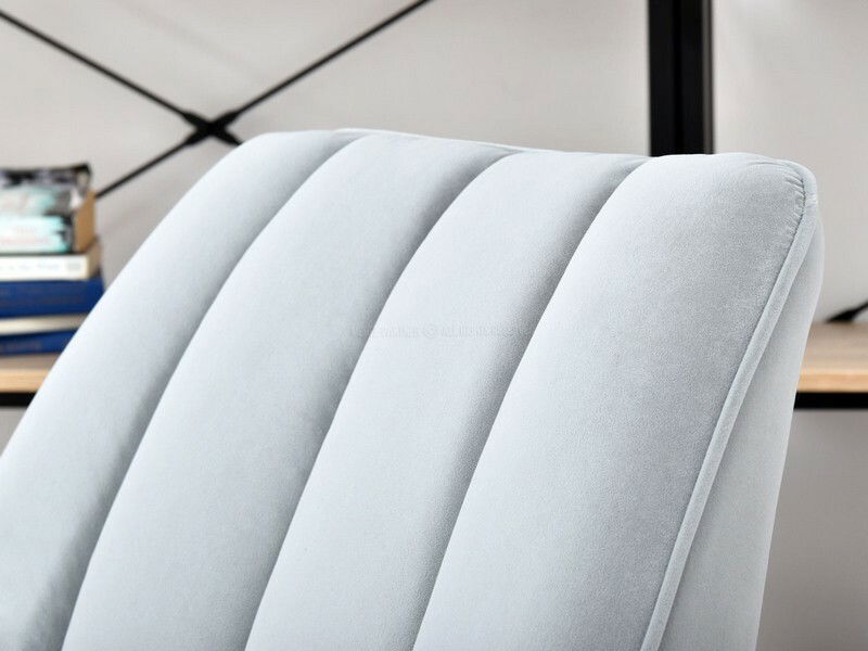 Kreslo Bertie (sivá + buk čierny)