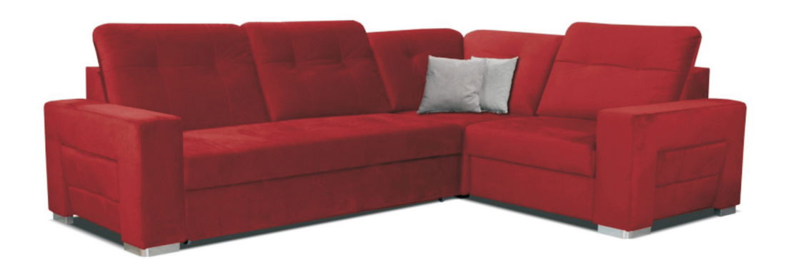 Rohová sedačka Sapporo 2F+A+1P (P) červená