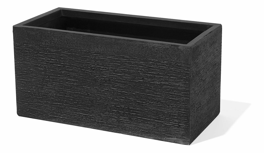 Set 3 buc ghiveci MIMA (ceramică) (negru)