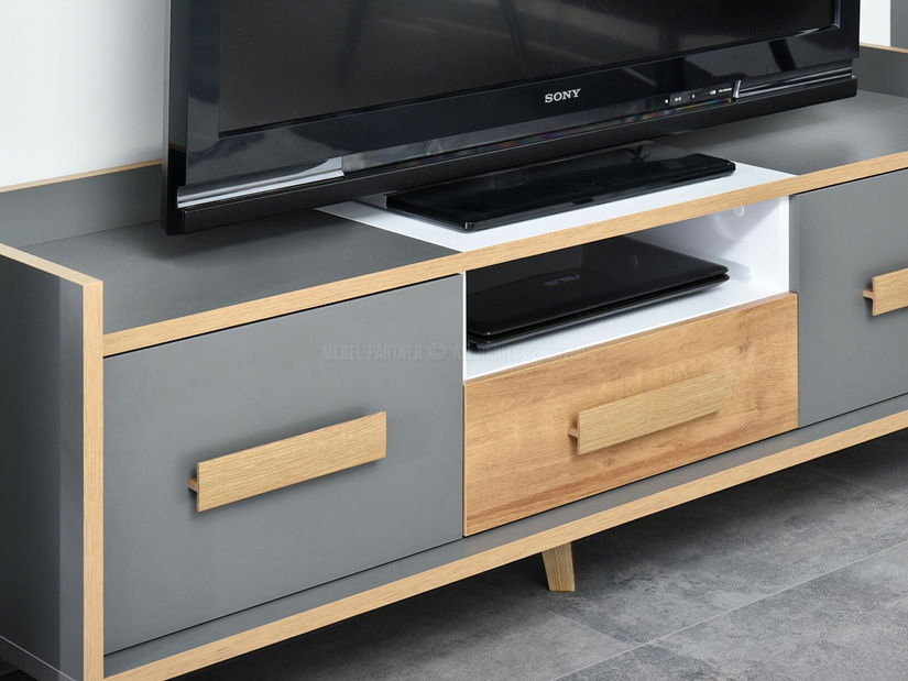 TV stolík/skrinka Sobrepuso S07 (biela)