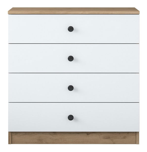 Komoda Nipilo 2 (orech + biela) 