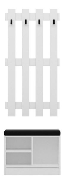 Predsieňová zostava Nemake 12 (biela) 