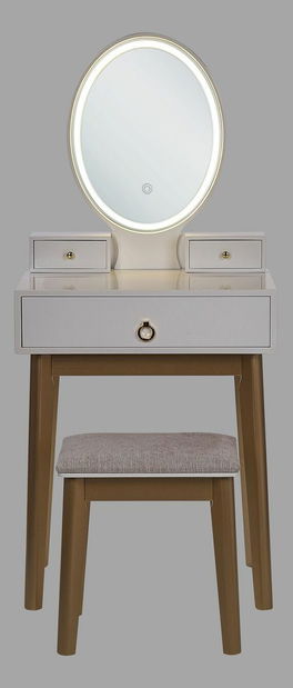 Toaletný stolík Roey (biela)