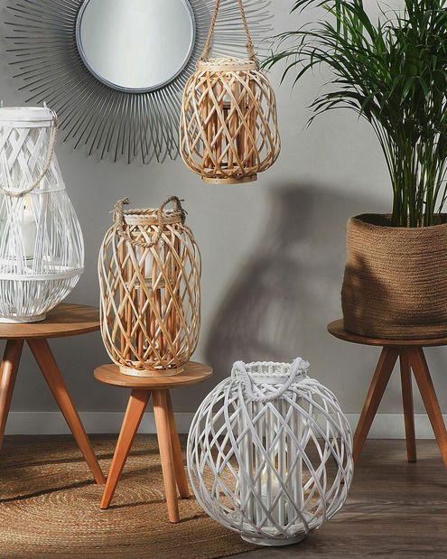 Fonott lampion Sinop (fehér)