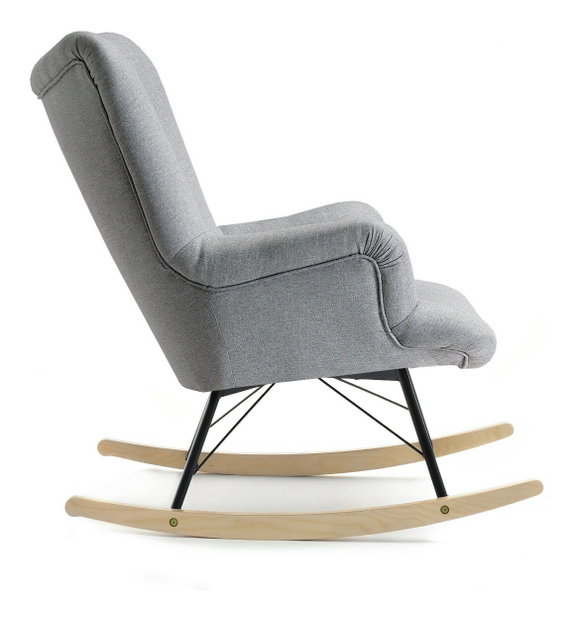 Fotoliu relax Laurentino (gri + negru)