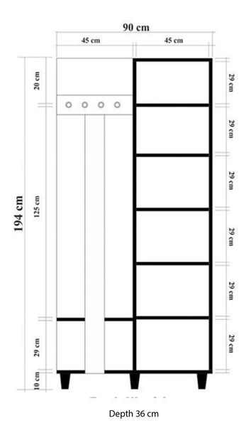 Predsieňová stena Gardin 727 (dub sonoma)